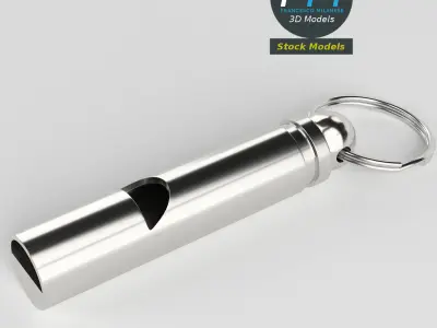 Whistle 1 3D model