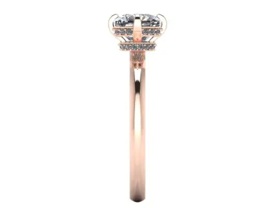 Creative Women Diamond Ring 3D print model