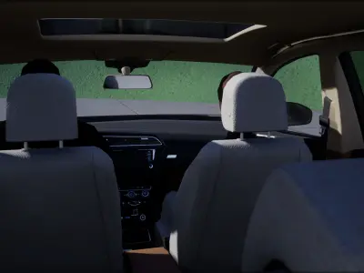 Luxury Car Low-poly 3D model