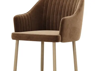 MELISA 2 Kitchen chair 3D model