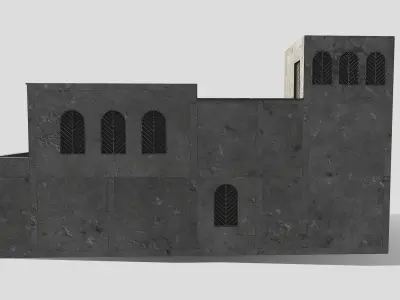 Middle East Building Low-poly 3D model