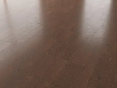 Parquet Oak Seal Brown WWL set 3 3D model