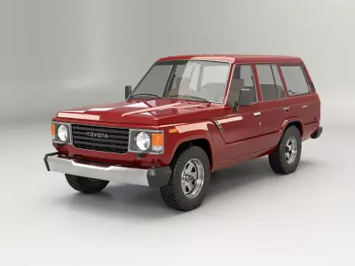 Toyota land Cruiser J60 1980-1990 3D model