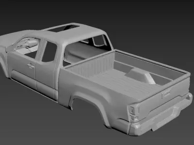 Toyota Tacoma 2020 Access Cab Body For Print 3D print model
