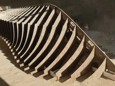 Boat yacht framing 3D print model