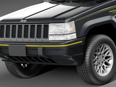 Jeep Grand Cherokee Limited 1993-1998 3D model