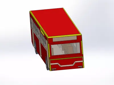  town bus  3D print model