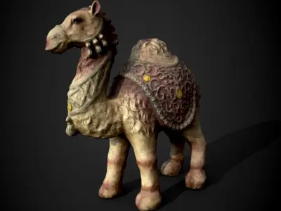 camel figurine 3D model