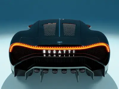 BUGATTI LA VOITURE NOIRE WITH RIG 3D print model