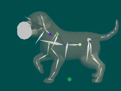 Dalmatian Puppy Dog 3D model