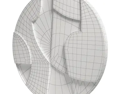 Relieffo home round sculpture 1 3D model
