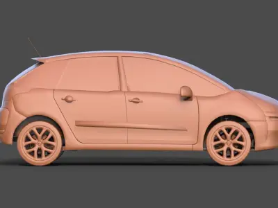 Citroen C4 Picasso 3D print model