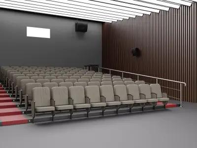 cinema 2 3D model