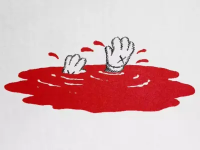 Kaws Red Blanket Companion dor Print 3D print model