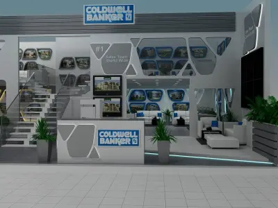 Coldwell banker Booth 3D model