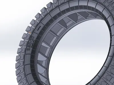 Gaz MM Wheel 3D print model