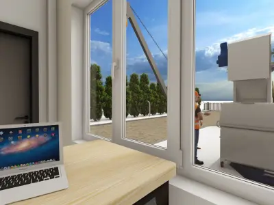 PACKAGE SEWAGE TREATMENT PLANT 3D model