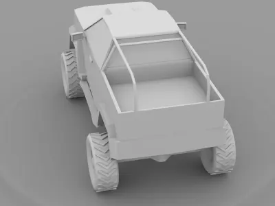 Truck Lowpoly offroad racing apk Low-poly 3D model