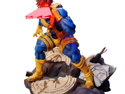 Cyclops X-men 3D print model