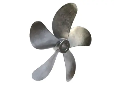 Marine propeller 01 3D model