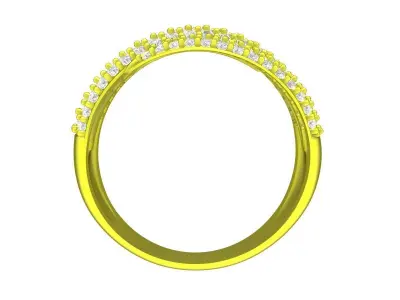 5731 luxury diamond women ring hongkong diamond ring  3D print model