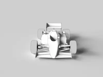 F1 lotus 1985 - Ayrton Senna  Low-poly 3D model