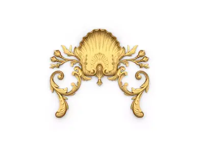 Classic decor ornament 328 3D model