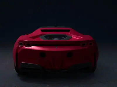 The Ferrari Sf90  3D model