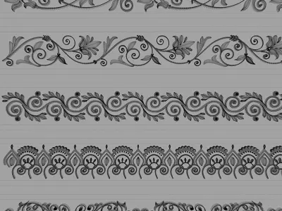 Ornament Trim Vol 03 3D model