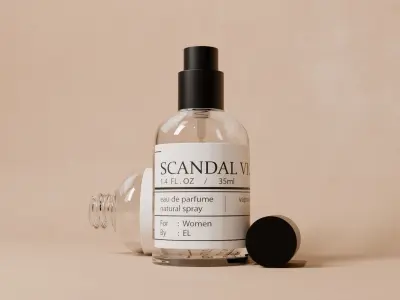 Perfume bottle 3D model