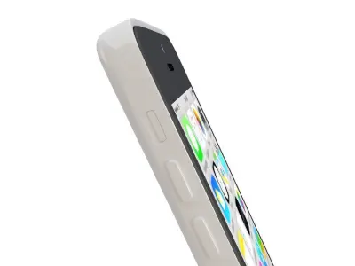 Apple iPhone 5c white 3D model