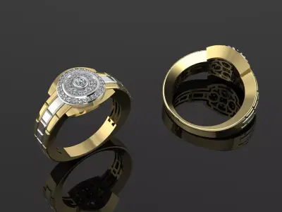 Ring Gold  3D print model