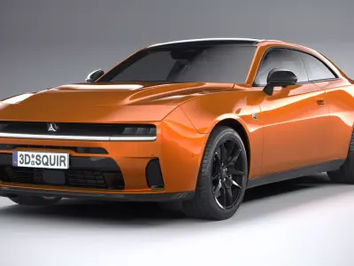 Dodge Charger Scat pack 2026 3D model