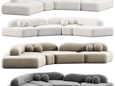 On The Rocks Sofa 3D model
