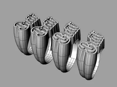 Ring Brat  Charli xcx  BRAT 3D print model