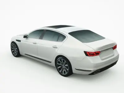 Generic Sedan v12 Low-poly 3D model