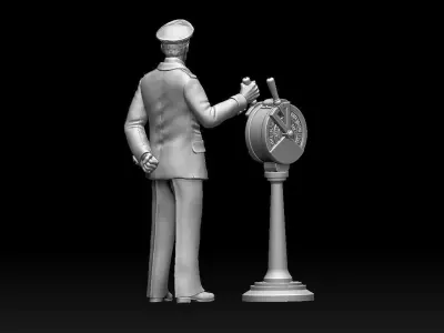captain and Engine order telegraph 3D print model