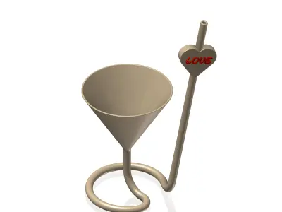 COCKTAIL GLASS 3D print model