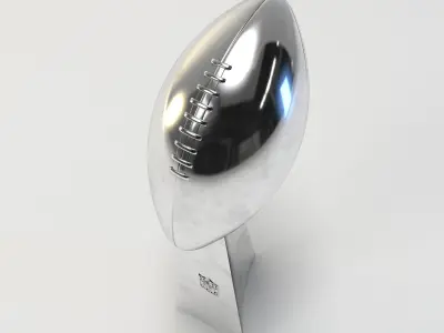 Football Trophy 3D model