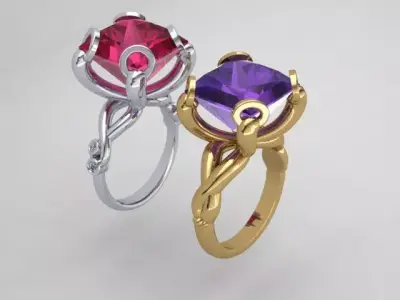 Design rings 3D print model purchase