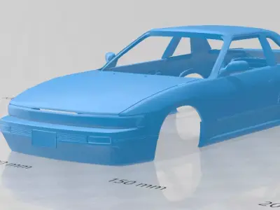 1988 - 1993 Nissan Silvia S13 - Body Car STL Model 3D print model