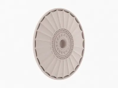 Classic Ceiling Medallion 01 3D model