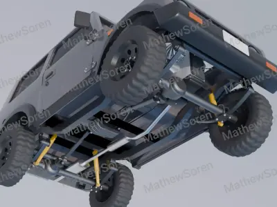 Suzuki Samurai SJ413 3D model