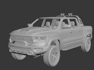 Dodge Ram 1500 TRX 2021 3D print model