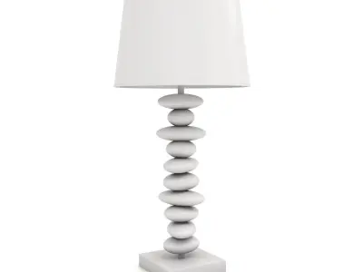 Lamp gold table Free 3D model