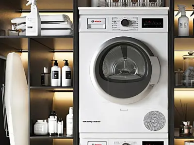 cabinet machine washing Modern decorative 3D model