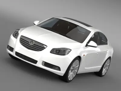 Vauxhall Insignia ecoFlex 2008-13 3D model