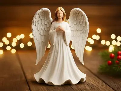 Christmas angel decoration 3D print model