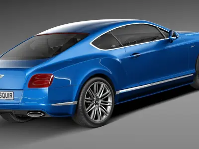 Bentley Continental GT Speed 2015 3D model