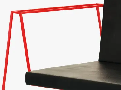 Home Ideas Supply Heavy metall Armchair 3D model